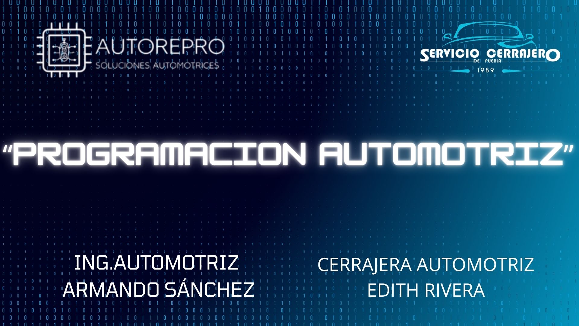 PROGRAMACION AUTOMOTRIZ