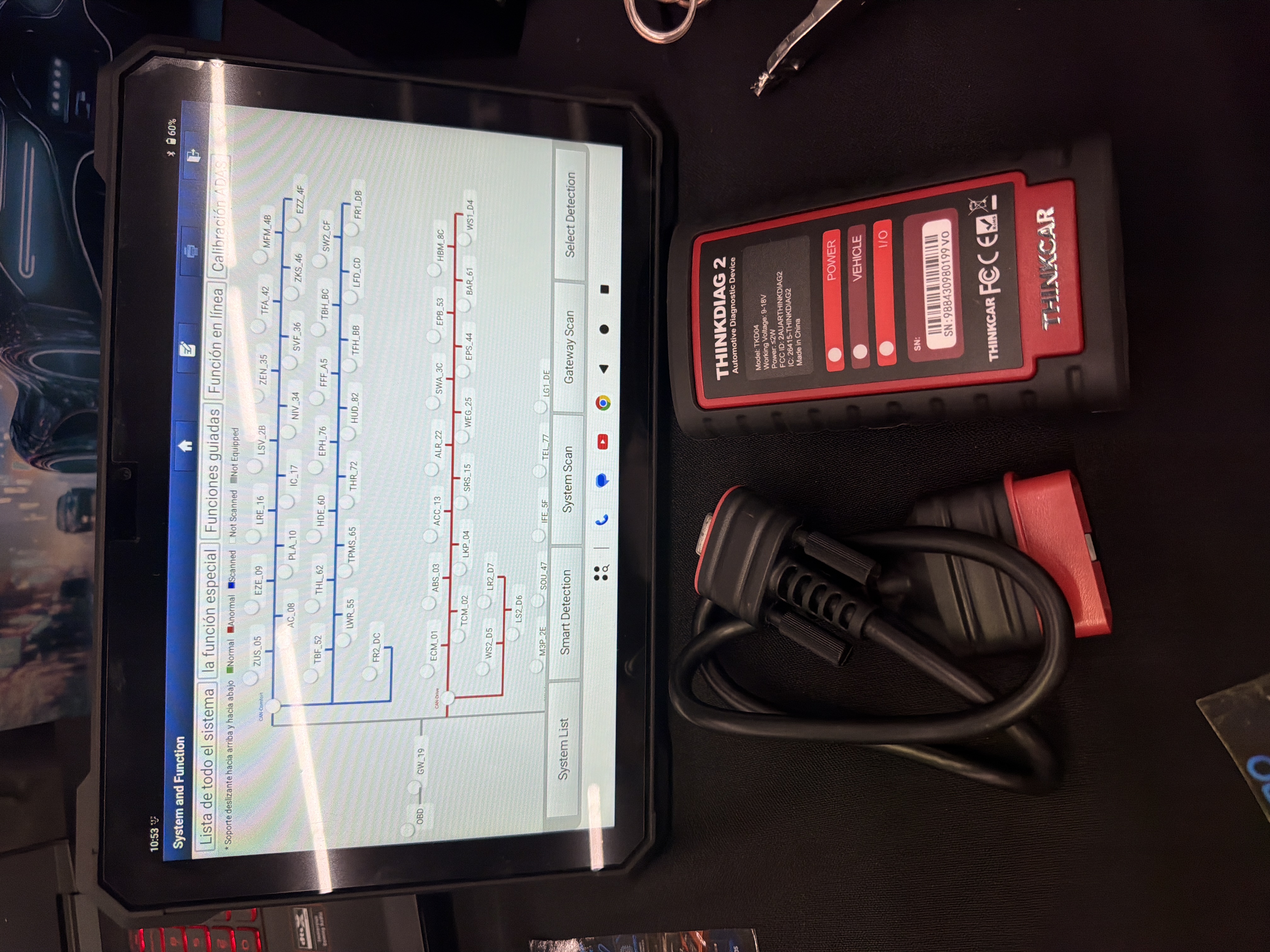DIAGZONE + TABLET USO RUDO